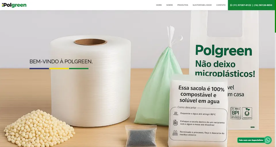 Captura do site da Polgreen